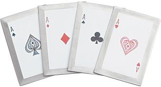 Four of a Kind Card Throwing Cards Knife