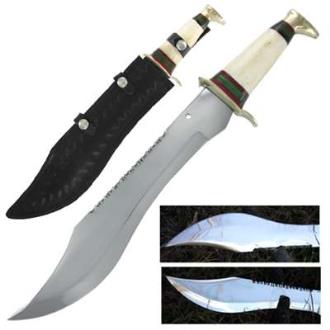 Crocodile Hunter Stag Horn Big Bowie Knife