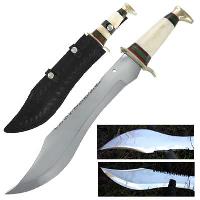 PK1010B - Crocodile Hunter Stag Horn Big Bowie Knife