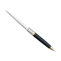 5002B - Pen Knife Black with Plain Blade