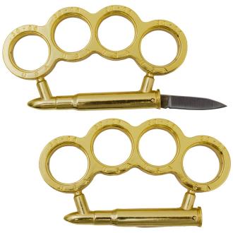 30-06 Caliber Belt Buckle Knuckle with Built-in Knife