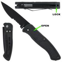 PK8310BK - Hidden Release Automatic Knife