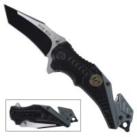 TD614-2 - POW MIA Bring Em Home Spring Assisted Knife