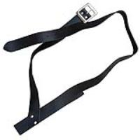 IN60822 - Honorable Swordsmen Genuine Black Leather Adjustable Baldric Belt