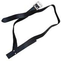 IN60822 - Honorable Swordsmen Genuine Black Leather Adjustable Baldric Belt