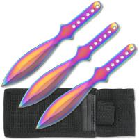 RC-001RB - RAINBOW COLOR THROWING KNIFE