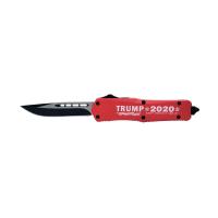 OTFL-2020RD-1 - Make America Great - Trump 2020 Straight Edge OTF Knife Out The Front Limited Edition