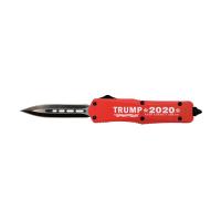 OTFL-2020RD - Make America Great - Trump 2020 Double Edge OTF Knife Out The Front Limited Edition