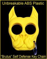DG-YL - Brutus Bull dog Self Defense Keychain- Yellow