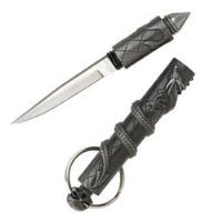 BK1582 - Keychain Knife - Self Defense Steel Serpent Kubaton Keychain