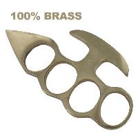 3P2-BN5 - 100% Pure Brass Knuckleduster Novelty Paper Weight Accessory