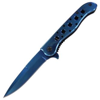 Spring Assist Blue Blood Pocket Knife