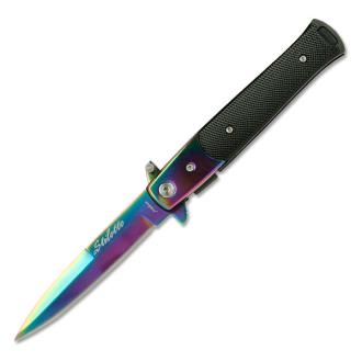 Tac-Force Spring Assisted Knife Diamond Cut Handle