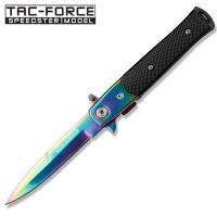 TF-438RB - Tac-Force Spring Assisted Knife Diamond Cut Handle