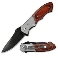 TF-468 - Tac-Force Spring Assisted Knife Pakkawood Handle