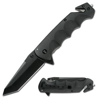 Tac-Force Spring Assisted Knife Textured Grip Handle