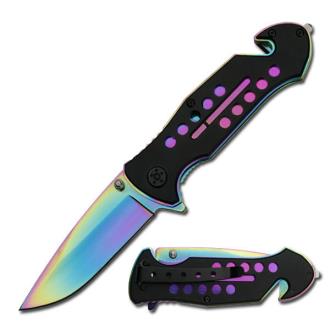 Tac-Force Spring Assisted Knife Rainbow