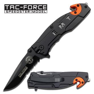Tac-Force Spring Assisted Knife EMS Handle