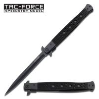 TF-547BK - Tac-Force Spring Assisted Knife Diamond Cut Handle 2