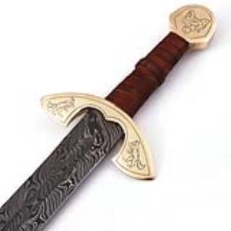 UlfSune Fang of the Beast Damascus Steel Viking Sword