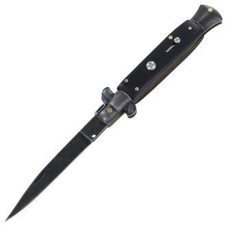 Italian Dark Secrets Stainless Steel Automatic Stiletto Knife