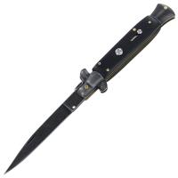 ST5583 - Italian Dark Secrets Stainless Steel Automatic Stiletto Switchblade Knife