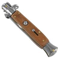 ST5586 - Automatic American Buckskin Stiletto Switchblade Knife
