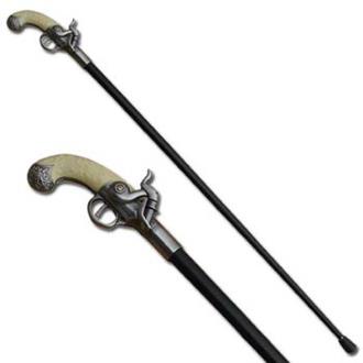 Cane Sword with Old Fashioned Pistol Grip