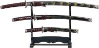 YK-58B4 - Decorative Samurai Sword Set - Black