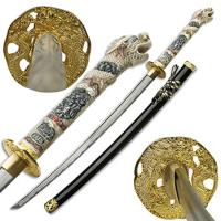 JL-003HM - Dragon Katana Hand Forged High Carbon Blade Sword