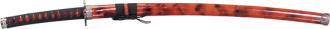 Samurai Katana with Red Lacquered Finish Sword