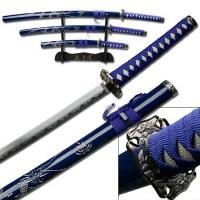 YK-58BLD4 - Samurai Set Blue Dragon Sword
