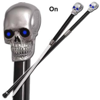 Skull Cane Sword with Lighting Eyes