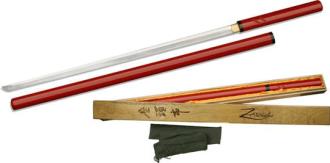 High End Zatoichi Samurai Sword Red