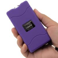 TD-800-PP - 96 Mill Purple Rechargeable Stun Gun &amp; Flash Light