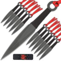 TK12BK2 - Precision Balance 12 Piece Throwing Knife Set