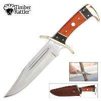 TR77 - Timber Rattler 12 Inch Dark Pakka Bowie Knife