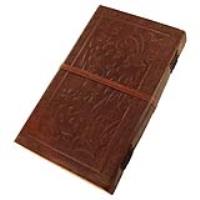 IN8633BR - Medieval Handmade Triple Goddess Leather Bound Diary