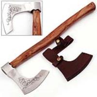 AXP2122 - Warrior Shield Maiden Norse Viking Battle Axe Plain Handle