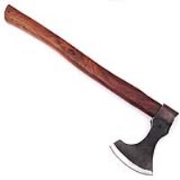 AXP2235 - Viking Age Scandinavian Skegg Battle Axe Plain Handle