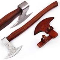 AXP2232 - Viking Dragon Slayer Norse Dane Battle Axe Plain Handle