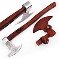 AXP2233 - Viking Dragon Slayer Norse Dane Battle Axe Engraved Handle