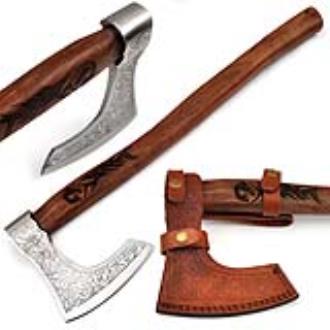 Ancient Traditions Medieval Viking Bearded Battle Axe Dragon 1