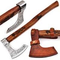 AXP2238 - Ancient Traditions Medieval Viking Bearded Battle Axe Dragon 2