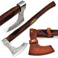 AXP2240 - Ancient Traditions Medieval Viking Bearded Battle Axe | Feather |
