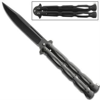 Unchained Balisong Butterfly Knife Black