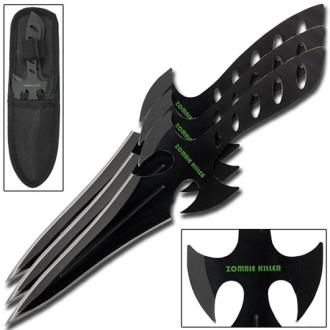 Vicious Creep Killer 3 Piece Throwing Knife Set