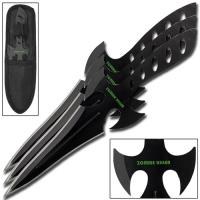 WG864 - Vicious Creep Killer 3 Piece Throwing Knife Set